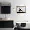 Stupell Industries Panda in Modern Bubble Bath Floating Frame Design by Seven Trees Design